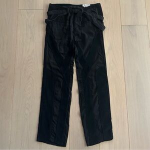 Balenciaga Spring 2002 Nicolas Ghesquière Strap Corduroy Hybrid Cargo Pants